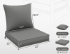 Ebern Designs Wynee 24" x 24" Outdoor Deep Seat Cushion Set Outdoor Patio Chair Cushions New In Box $199 - 2