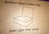 Ebern Designs Wynee 24" x 24" Outdoor Deep Seat Cushion Set Outdoor Patio Chair Cushions New In Box $199 - 3