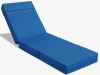 Latitude Run&reg; 80 in. 2 Pcs Chaise Lounge Cushions Outdoor, Waterproof Furniture Cushions With Removable Cover, Blue New In Box $299