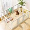 FXW AuraSpace Acrylic Indoor Dog Playpen for Puppies and Small Dogs, 24 Inch, 10 Panels, White New In Box $399