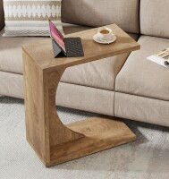 Ebern Designs Heleana C-Shaped End Table for Couch, Sofa Side Table Living Room New In Box $299