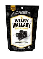 Wiley Wallaby Classic Black Licorice | 7.05 oz, Bag New Best by 6/2027
