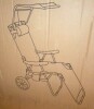 ABORON Beach Chair with Canopy Shade Beach Cart Chair w/ Wheel 2 in 1 Folding Lounge Chair Outdoor Recliner Patio Lounge Chair New In Box $199 - 2