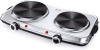 Sunavo Hot Plates for Cooking, 1800W Electric Double Burner with Handles, 6 Power Levels Stainless Steel Hot Plate for Kitchen Camping RV Cast Iron On Working $99