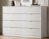 Mercer41 8-Drawer Double Dresser, 55" W in White New Shelf Pull $599