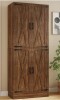 Gracie Oaks 71" Farmhouse Kitchen Pantry Storage Cabinet With 4 Adjustable Shelves And Drawer New in Box $399