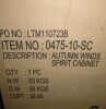 ECI Furniture Autumn Winds Spirit Cabinet in Black & Natural 0475-10-SC New in Box $2099 - 2