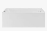Swiss Madison Swiss Madison Avancer 60 in. x 36 in. Right-Hand Drain Rectangular Alcove Whirlpool Bathtub with Apron in Glossy White SM-AB591 New in Box $1999