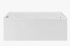 Swiss Madison Swiss Madison Avancer 60 in. x 36 in. Right-Hand Drain Rectangular Alcove Whirlpool Bathtub with Apron in Glossy White SM-AB591 New in Box $1999