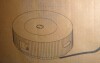 CHRISTOPHER KNIGHT HOME Archer 30 in. 40000 BTU Patio Mgo Lightweight Concrete Propane Outdoor Fire Pit Table with Lid Matte Black New in Box $699 - 2