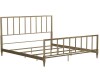 DHP King Gold Metal Bed Frame with Headboard New in Box $499