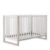 Novogratz Parker 3-in-1 Two-Tone Crib, White New in Box $399