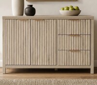 Latitude Run Nicolee 47" 3 Drawer Sideboard New Shelf Pull $599