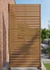 Dovelina Privacy Metal Screen Fence Panel Horizontal Stripe Pattern New in Box $299