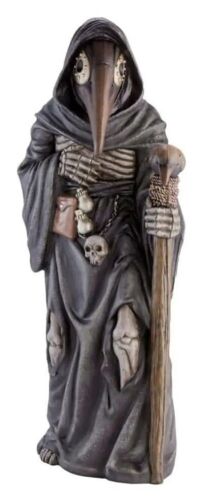 Home Accents 3.5' Halloween Classics Plague Doctor, Holiday Porch Greeter, New in Box $299