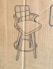 Corrigan Studio Lorant Swivel Stool New in Box $399 - 2