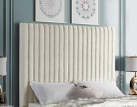 Meridian Fruniture Candace Cream Headboard Queen Size New in Box $599