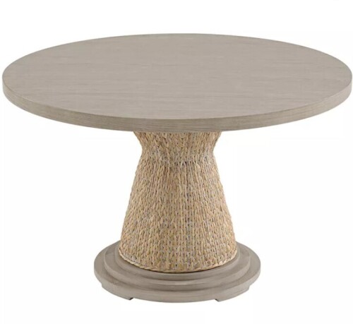 Furniture Sirena Round Dining Table 60" x 72" New $!799 (Similar to picture)