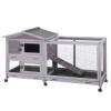 Aivituvin Rabbit Hutch with Wheels AIR19, Indoor & Outdoor Bunny Cage, 9.6 ft&sup2; - One Run Rabbit Hutch-Gray New in Box $399