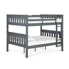 DHP Gray/ White Full over full Bunk Bed (2 Boxes) New In Box $699