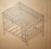 DHP Gray/ White Full over full Bunk Bed (2 Boxes) New In Box $699 - 2
