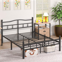 SHINEERA 14 Inch King Bed Frame with Headboard and Footboard | Metal Bed Frame No Box Spring Needed, Solid and Stable, Noise Free, Easy Assembly New In Box $399