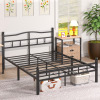 SHINEERA 14 Inch King Bed Frame with Headboard and Footboard | Metal Bed Frame No Box Spring Needed, Solid and Stable, Noise Free, Easy Assembly New In Box $399