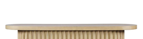 Jofran Auden Sofa 60" Table Top, Natural New In Box $399