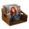 Household Essentials Large Canvas Vision Storage Box with Clear Front Panel, Reinforced Poly?Cotton Canvas and Removable Lid, 8" H x 24.5" W x 13.25" D / 17 Stories Wood & Metal Mesh Vinyl Record Storage Crate New In Box Assorted $89 - 2