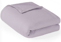 Madison Park King Liquid Cotton Bed Blanket Lilac New In Box $89