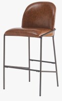 Latitude Run&reg; Galen Indoor Metal Upholstered Barstool, Antique Bronze Finish Frame New In Box $299