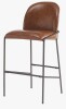Latitude Run&reg; Galen Indoor Metal Upholstered Barstool, Antique Bronze Finish Frame New In Box $299