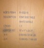 Moe's Font Side Table in White Marble & Aluminum FI-1032-18 New In Box $499 - 2