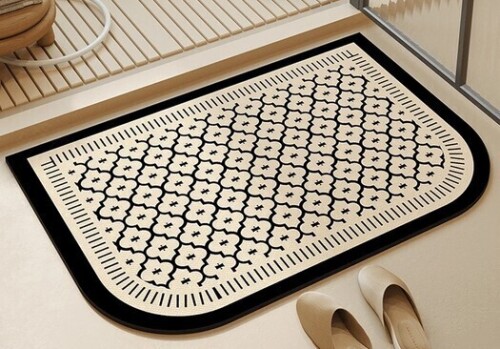 Namzi Absorbent Non-Slip Quick Dry Bathroom Rug, 18" x 24" $79