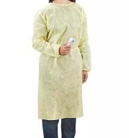 Uline Isolation Gown - Yellow New