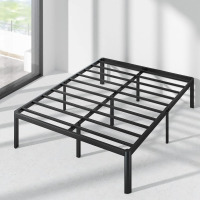 ZINUS Van 16 Inch Metal Platform Bed Frame / Steel Slat Support / No Box Spring Needed / Easy Assembly, Queen $299