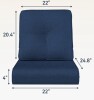 Rebrilliant Outdoor Patio Cushion, 2-Piece Set Seat/Back Cushion New In Box $99
