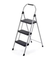 Gorilla Ladders 3-Step Compact Steel Step Stool with 225 lb. Load Capacity Type II Duty Rating (8ft. Reach Height) New $99