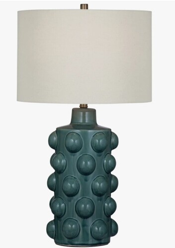 Hokku Designs Tamsin 30" Ocean Mist Ceramic Table Lamp New In Box $399