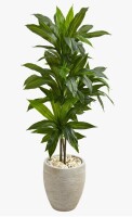 Nearly Natural 48" H Foliage Plant in Ceramic Planter New In Box $299