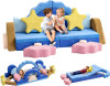 CoziBB 24Pcs Modular Kids Play Couch, Toddler Couch with Convertible and Multifunctional Foam for Inspiring Child Creativity, Kids Couch for Playroom Bedroom - Sea Theme $199