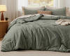 Bedsure Pre-washed Comforter Set with 100% Cotton Outer Covert, Queen Size 3-piece $299