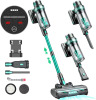 QikCln Cordless Vacuum Cleaner - 30KPa Powerful Stick Vacuum, LED Display, Three Modes, 40 Mins Runtime Rechargeable Handheld Vacuum for Pet Hair Hardwood Carpet - Green New In Box $299