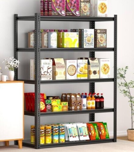 ABORON 5-Tier Garage Shelving Heavy-Duty Garage Storage Shelving Unit in Black 36 in. W x 16 in. D x 72 in. H, New In Box $299