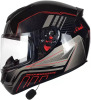 LPXPLP Full Face Helmet with Visor Sun Visor, Motorcycle Helmet, Moped Helmet, Crash Helmet, Chin + Head Ventilation, Anti-Fog Goggles, Size Medium (22.4"-22.8") New In Box $299