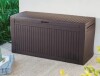 Keter Comfy 71 Gallon Durable Resin Outdoor Storage and Organization Deck Box Ideal For Garden Patio Furniture and Supplies New In Box $199