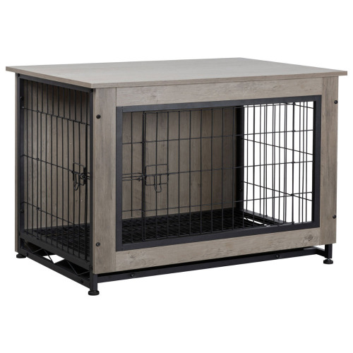 Tucker Murphy Pet&trade; Emberli Dog Crate Furniture, Side End Table, Modern Wooden Kennel for Dogs Indoor, 26.8" H x 38.6" W x 25.6" D New In Box $199