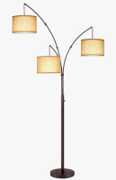 Latitude Run&reg; Khaleed 80" 3 Light Tree Floor Lamp New In Box $299