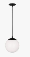 Visual Comfort Studio Leo - Hanging Globe Small One Light Pendant with White Glass from Visual Comfort Studio Similar to Picture New In Box $199