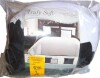 TRULY SOFT Everyday Hotel Border Black 7 Piece Full/Queen Duvet Set $199 - 2
